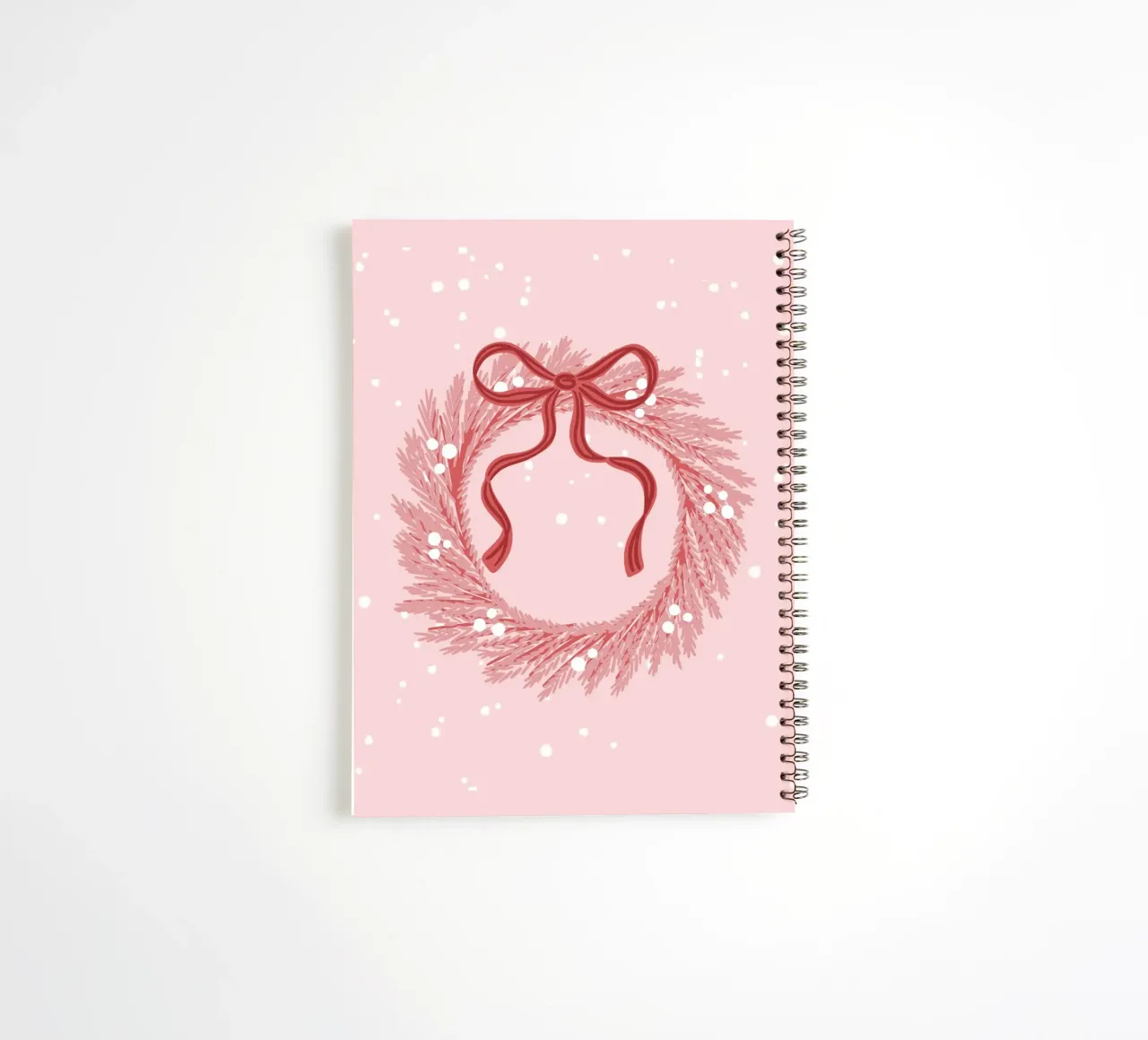 Weihnachtskranz Poster, Weihnachtsdekoration, Weihnachtspullover Ringbuch von TheHolidayShop