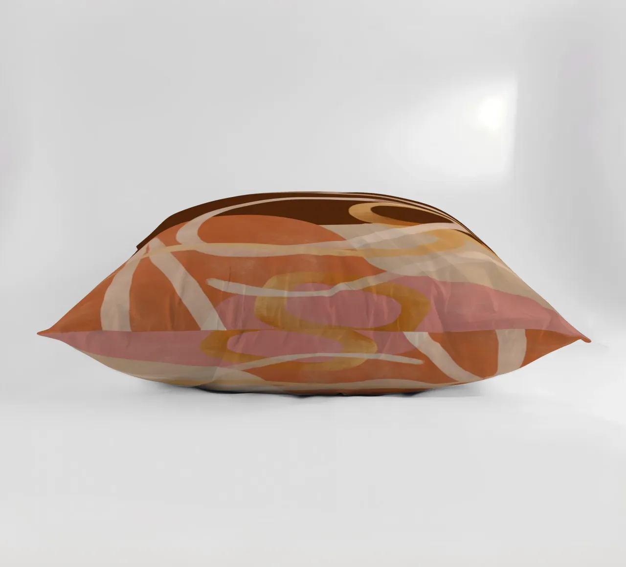 Loops in Earth Tones cuscino da Colormenta