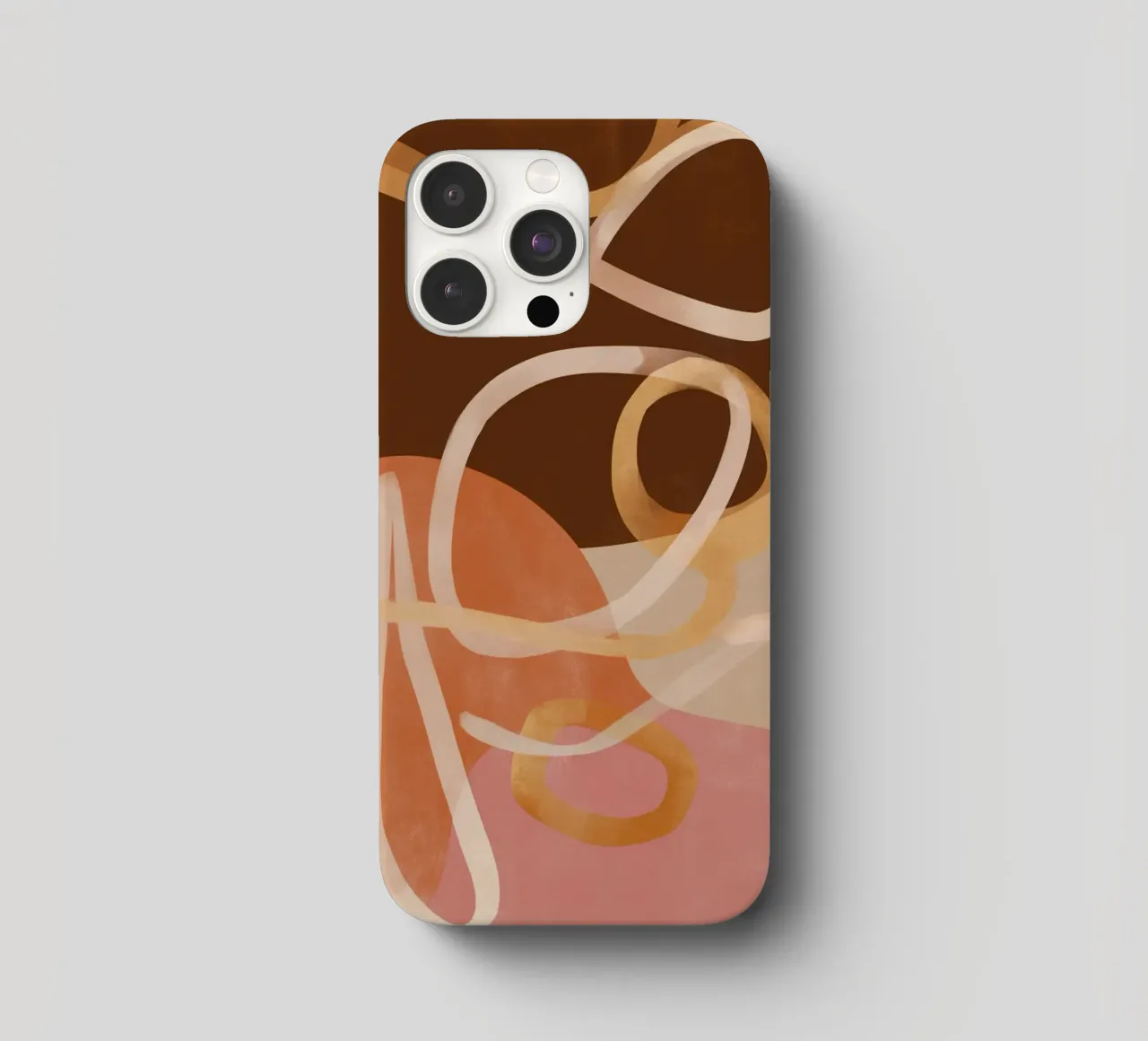 Loops in Earth Tones cover iphone da Colormenta
