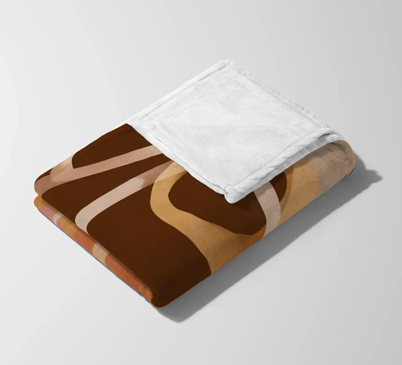 Loops in Earth Tones coperta in pile da Colormenta