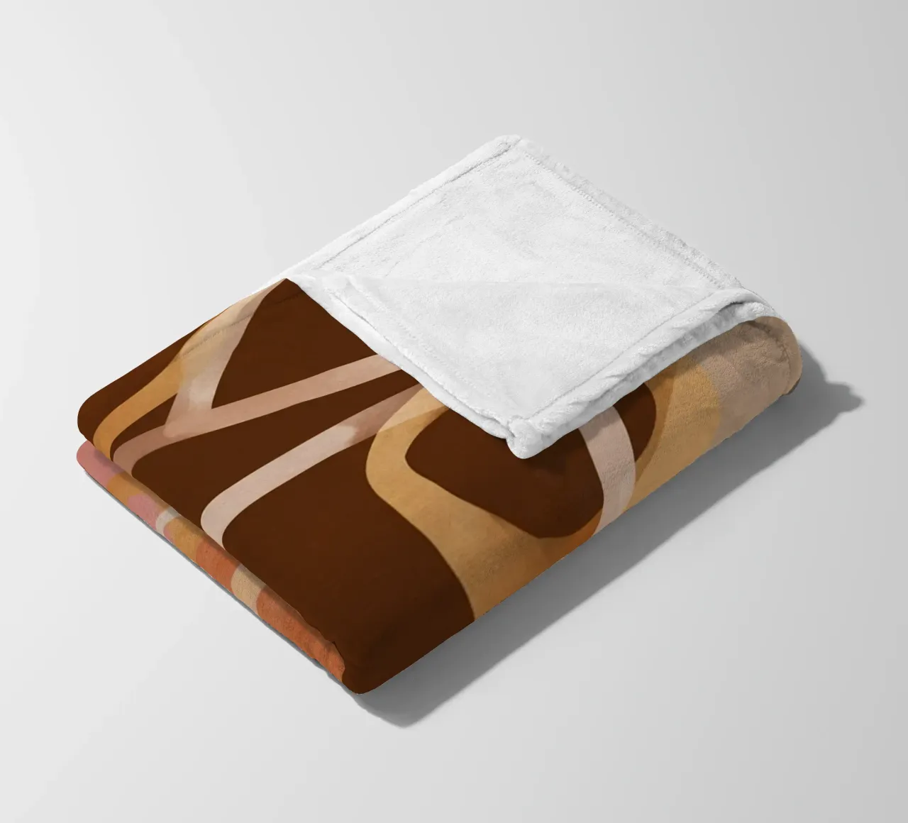 Loops in Earth Tones coperta in pile da Colormenta