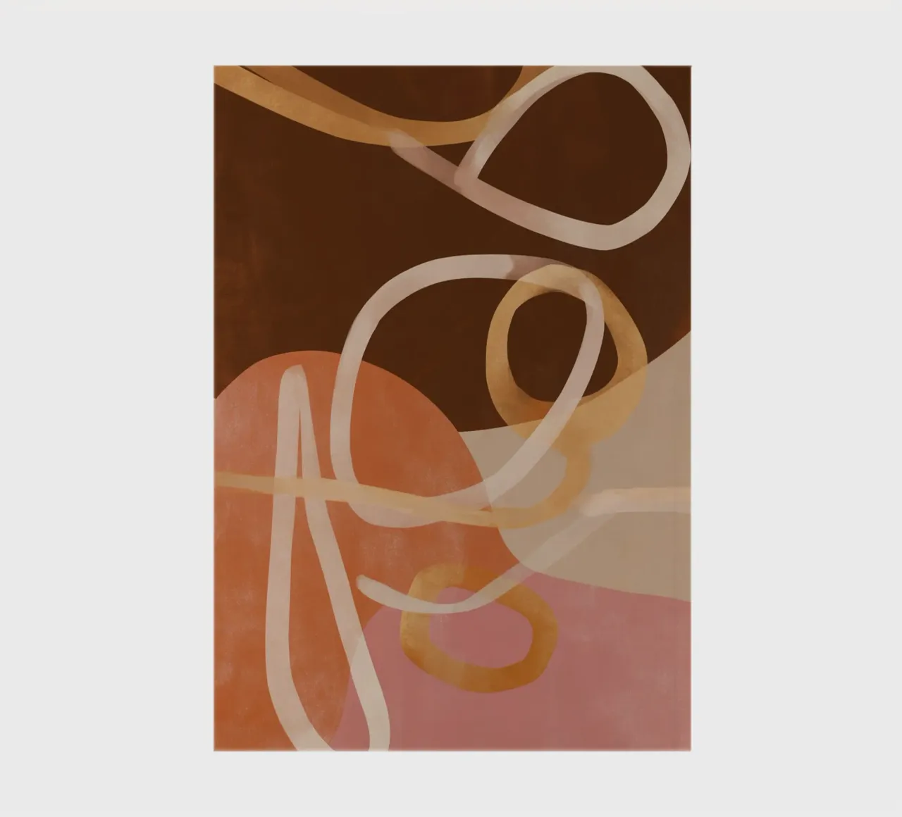 Loops in Earth Tones notebook by Colormenta