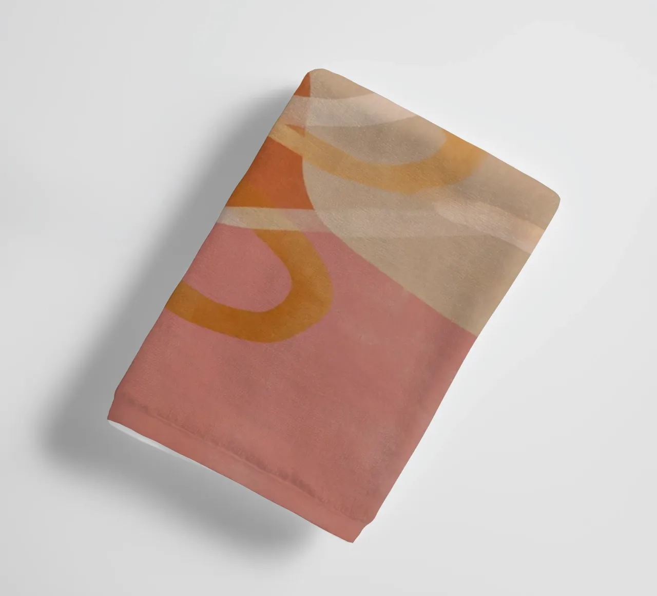 Loops in Earth Tones asciugamano da bagno da Colormenta