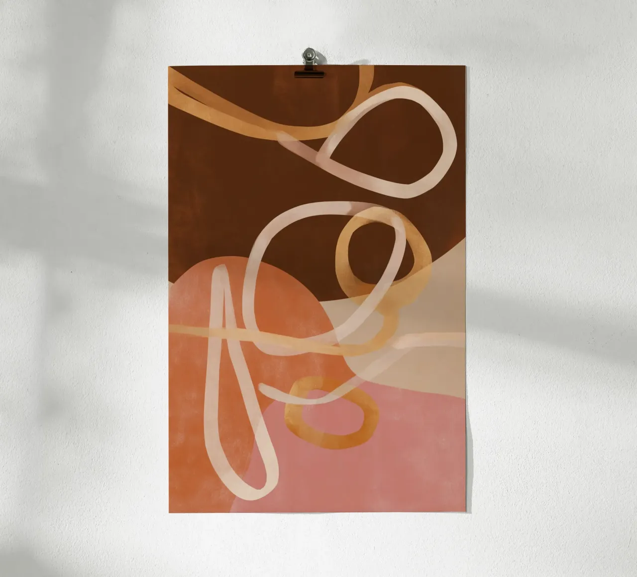 Loops in Earth Tones carta hahnemühle da Colormenta