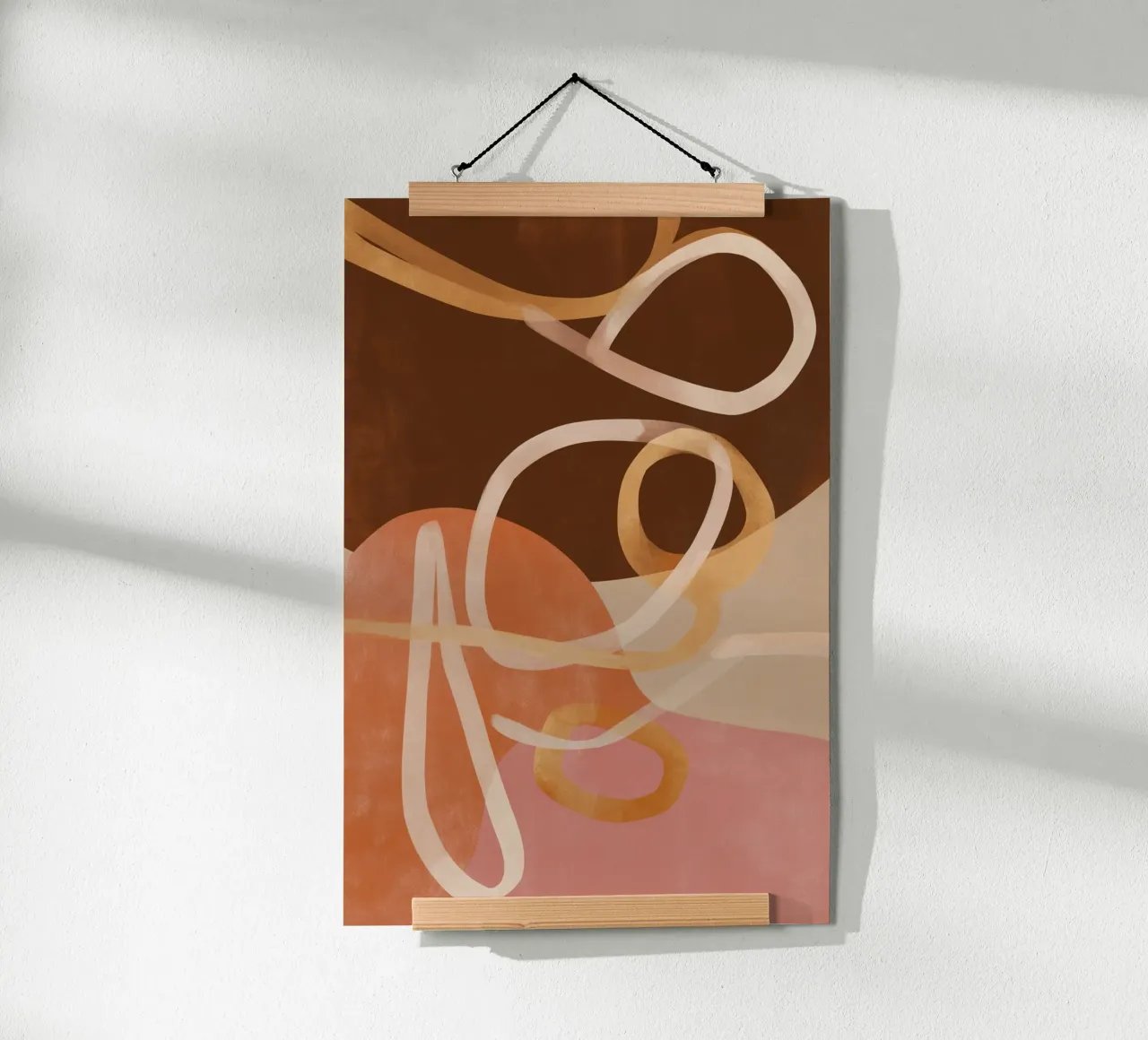 Loops in Earth Tones carta hahnemühle da Colormenta