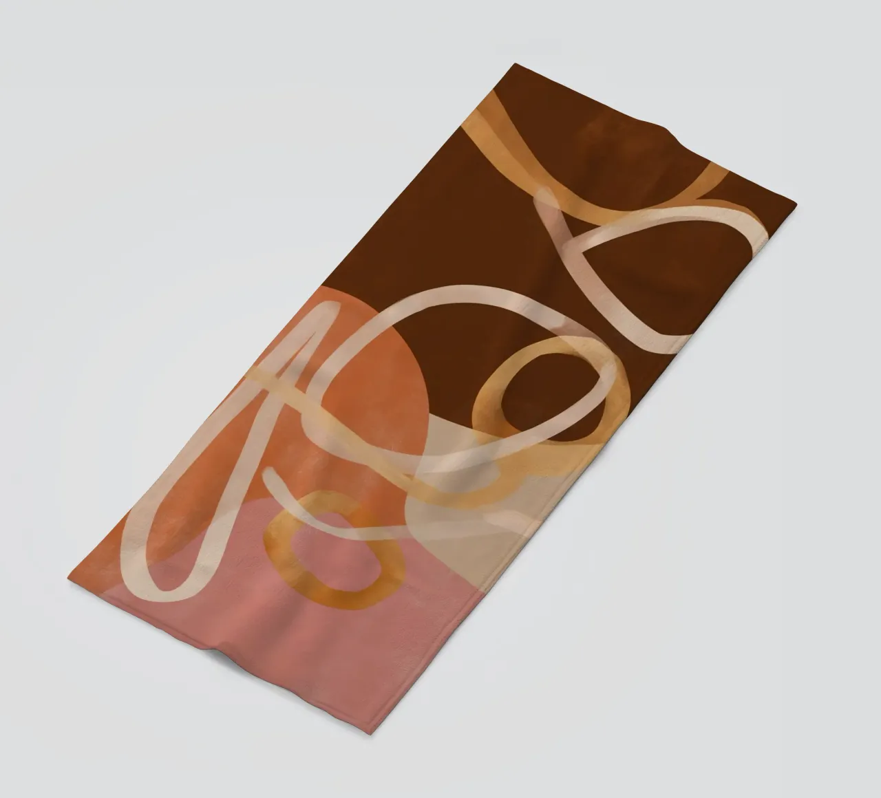 Loops in Earth Tones telo mare da Colormenta