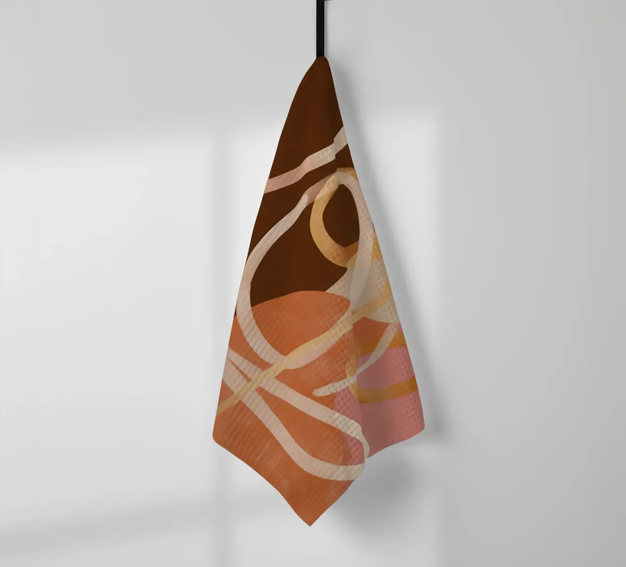 Loops in Earth Tones canovaccio da cucina da Colormenta