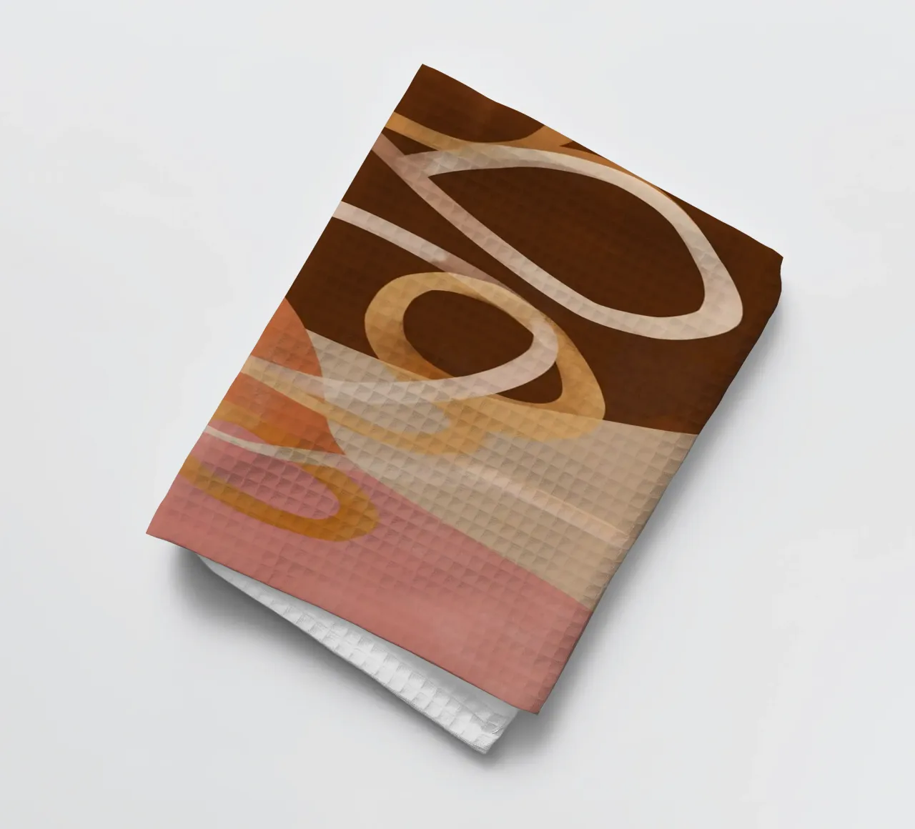 Loops in Earth Tones canovaccio da cucina da Colormenta