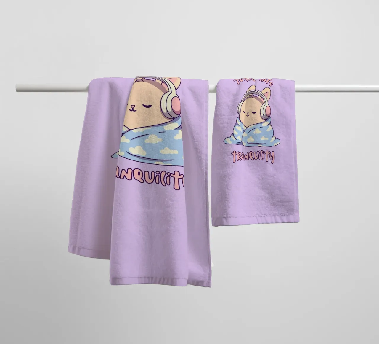 Afgestemd op Rust badhanddoek van Loobs