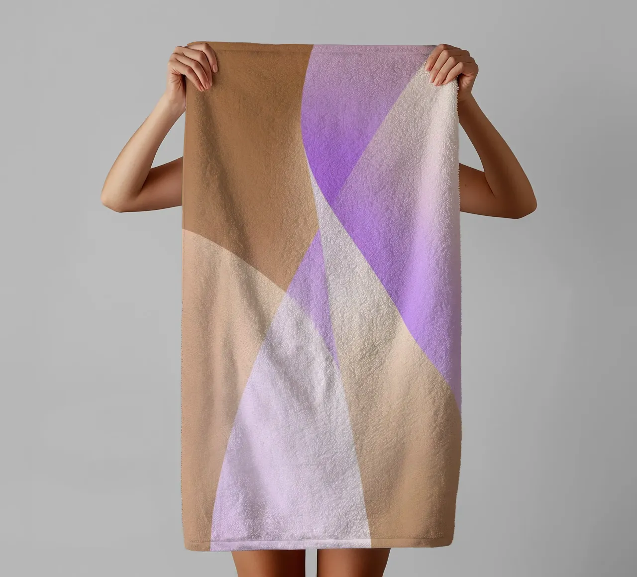 Light Flow Geometry I asciugamano da bagno da Mosaic Dialogue