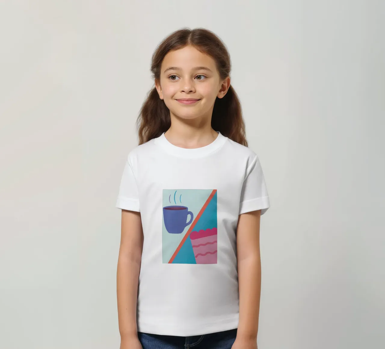 Caffè e torta t-shirt bambini da LOYAL SHOP