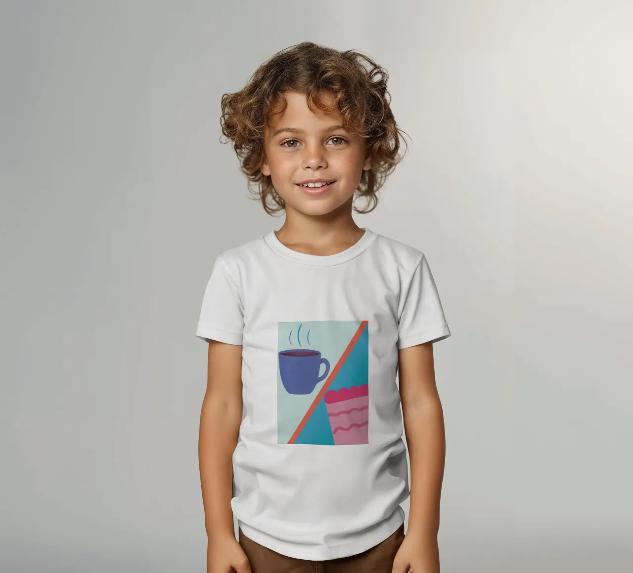 Caffè e torta t-shirt bambini da LOYAL SHOP