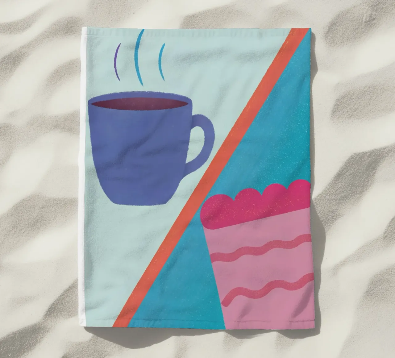 Caffè e torta telo mare da LOYAL SHOP