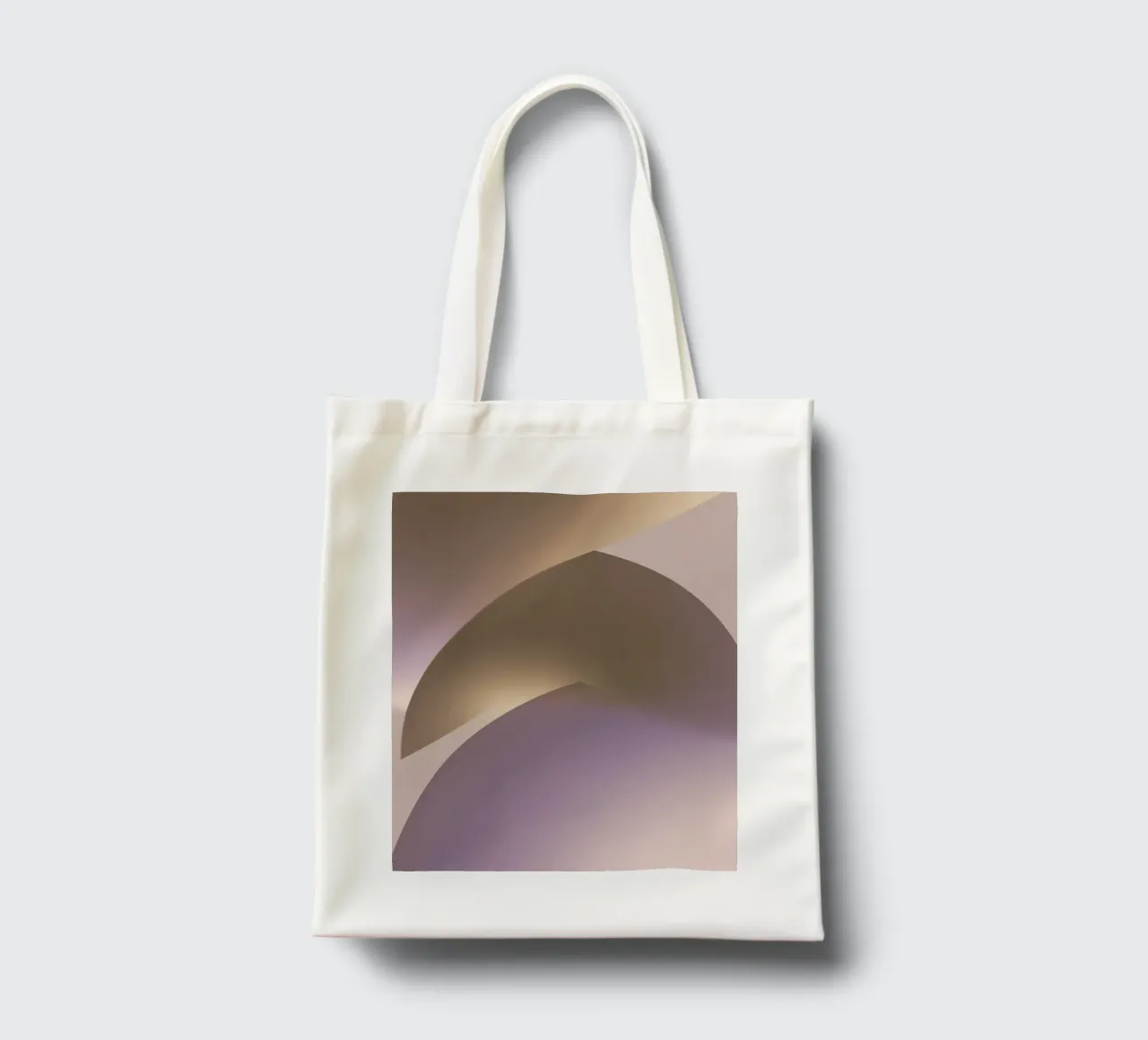 Light Flow Geometry II borsa in juta da Mosaic Dialogue