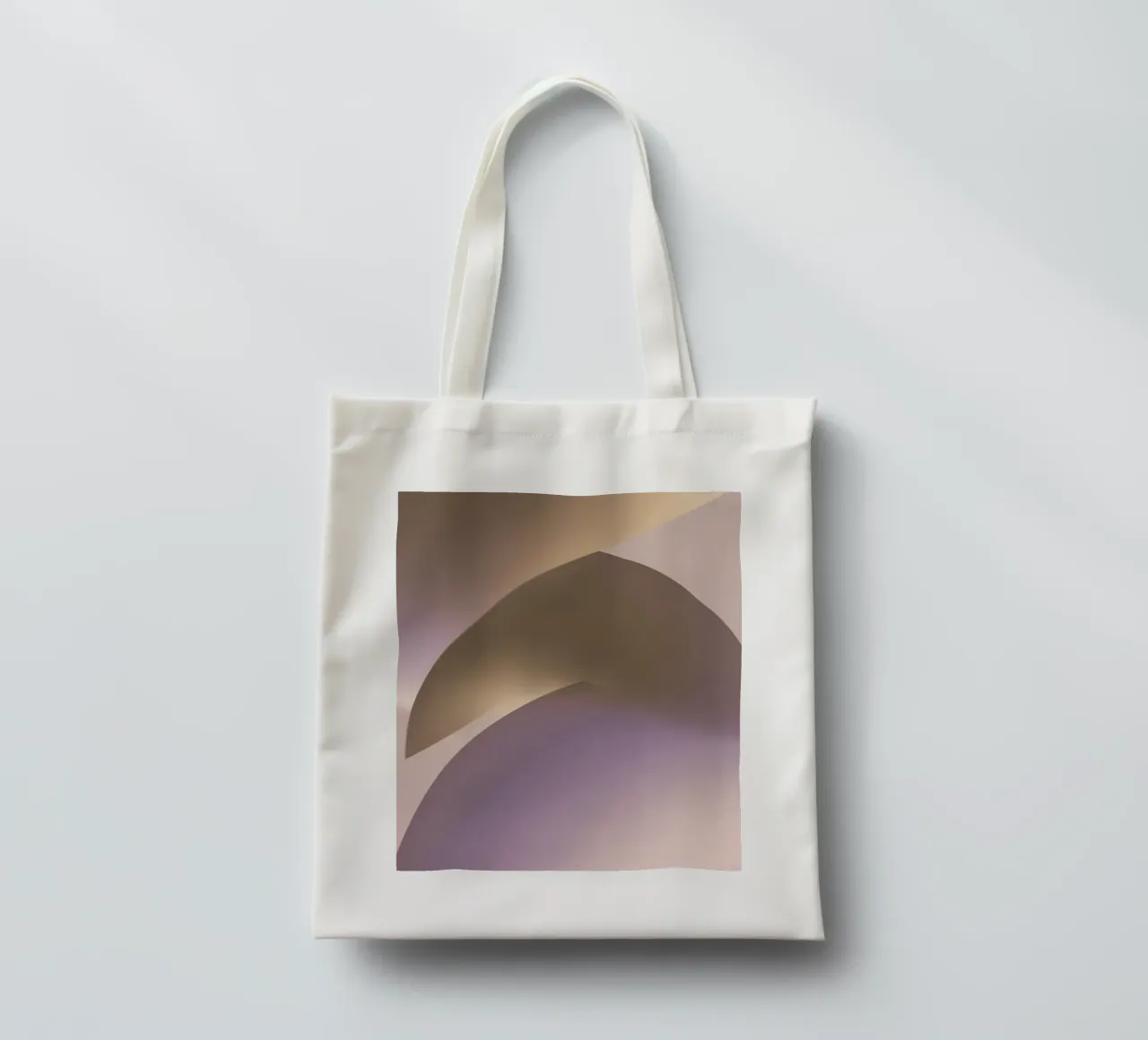 Light Flow Geometry II borsa in juta da Mosaic Dialogue