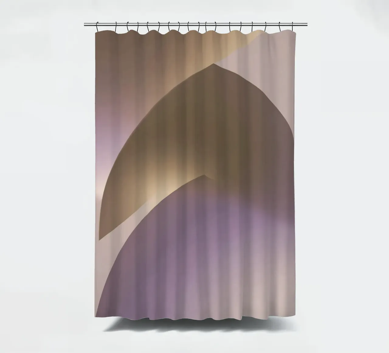 Light Flow Geometry II tenda da doccia da Mosaic Dialogue