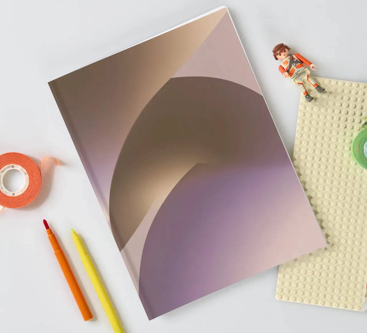 Light Flow Geometry II notebook by Mosaic Dialogue