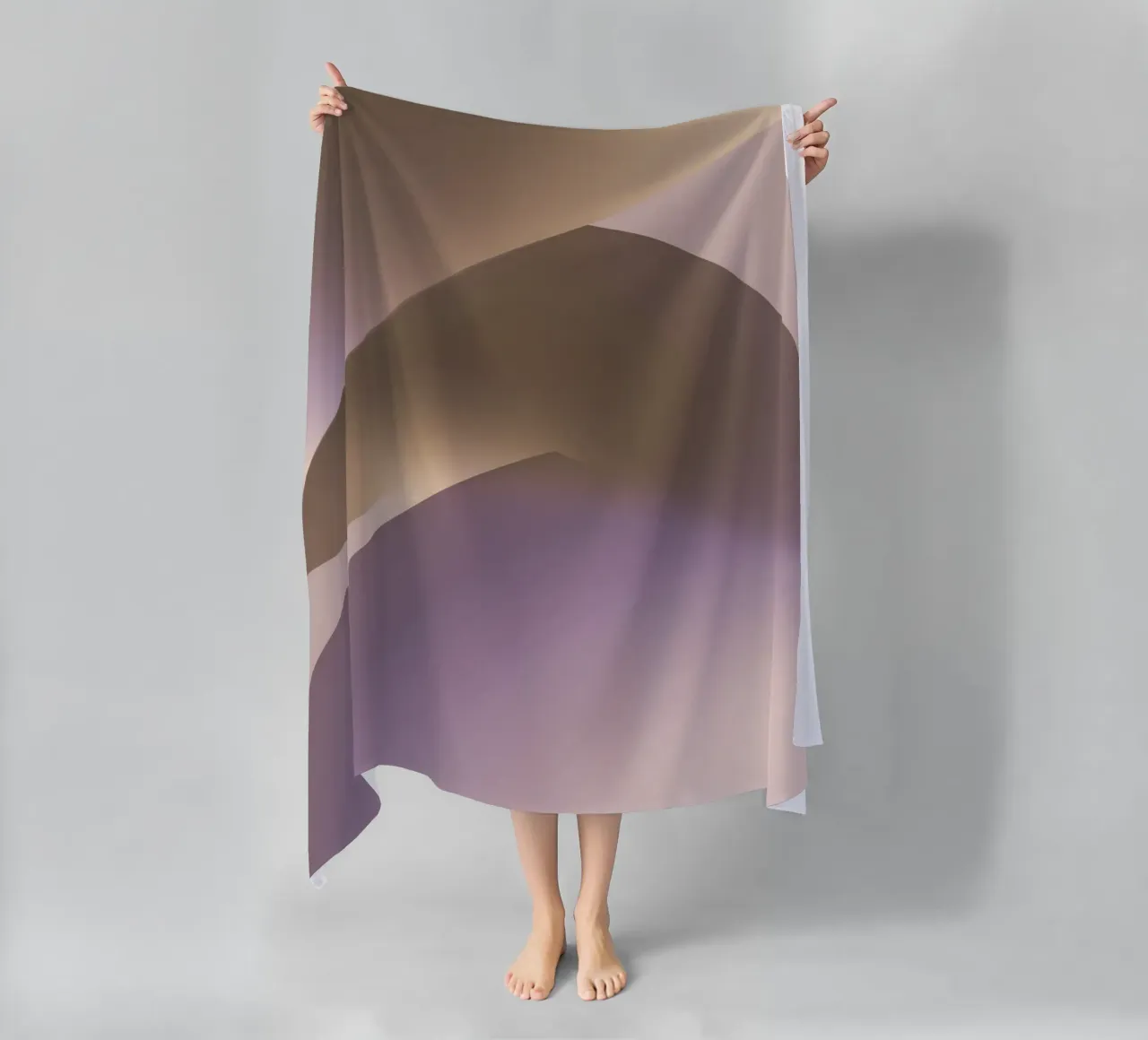 Light Flow Geometry II beach towel by Mosaic Dialogue