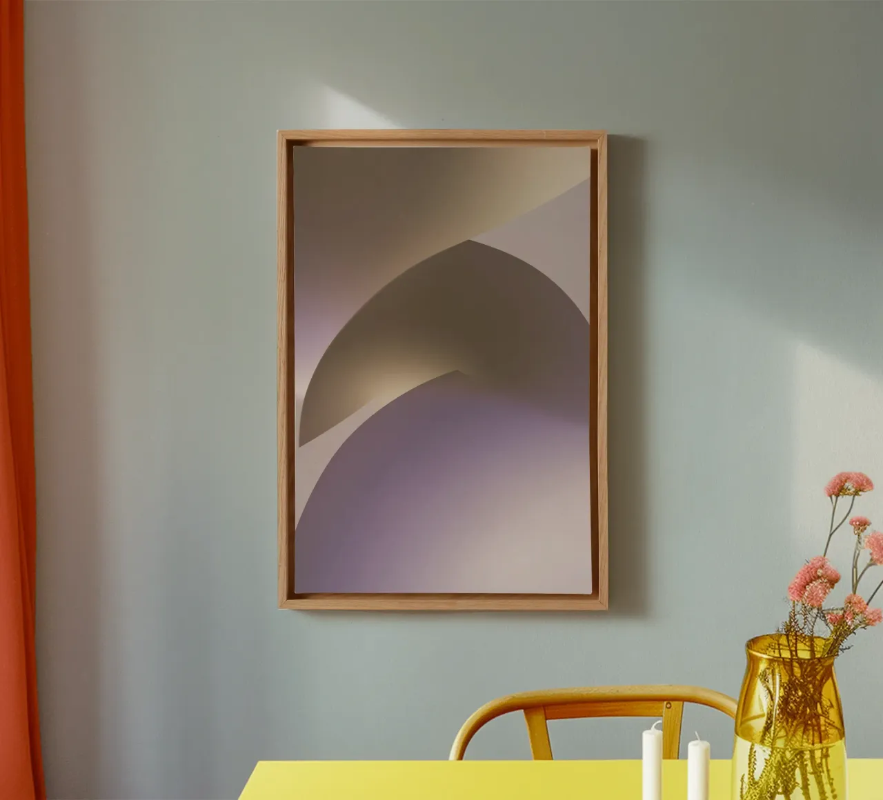 Light Flow Geometry II tela da Mosaic Dialogue