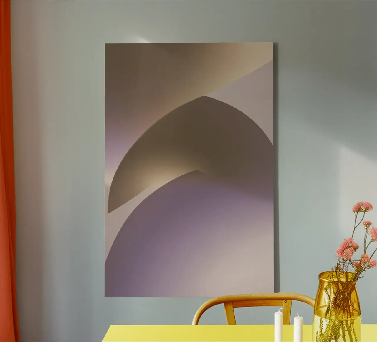 Light Flow Geometry II tela da Mosaic Dialogue