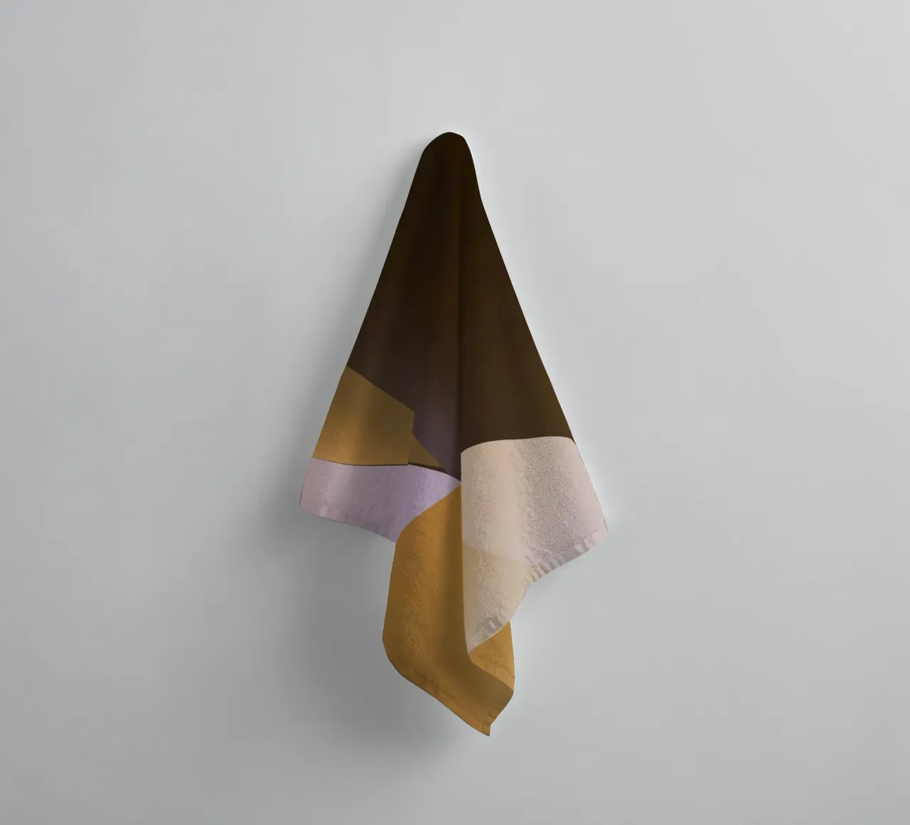 Light Flow Geometry No. 4 asciugamano da bagno da Mosaic Dialogue