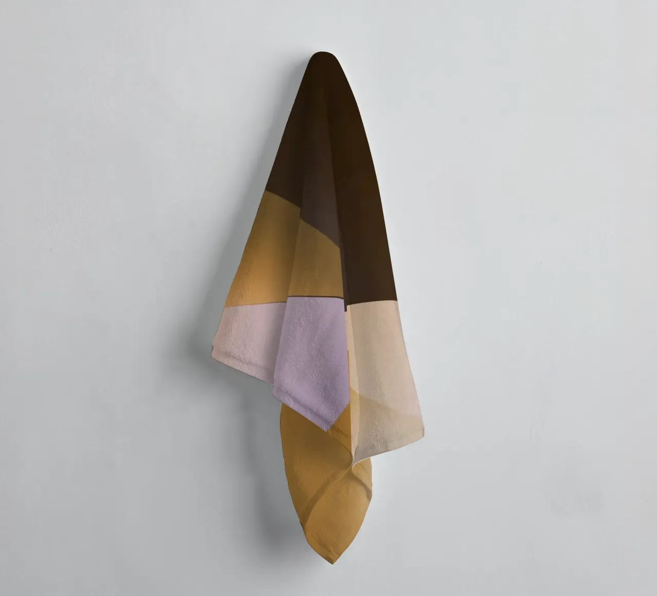 Light Flow Geometry No. 4 asciugamano da bagno da Mosaic Dialogue