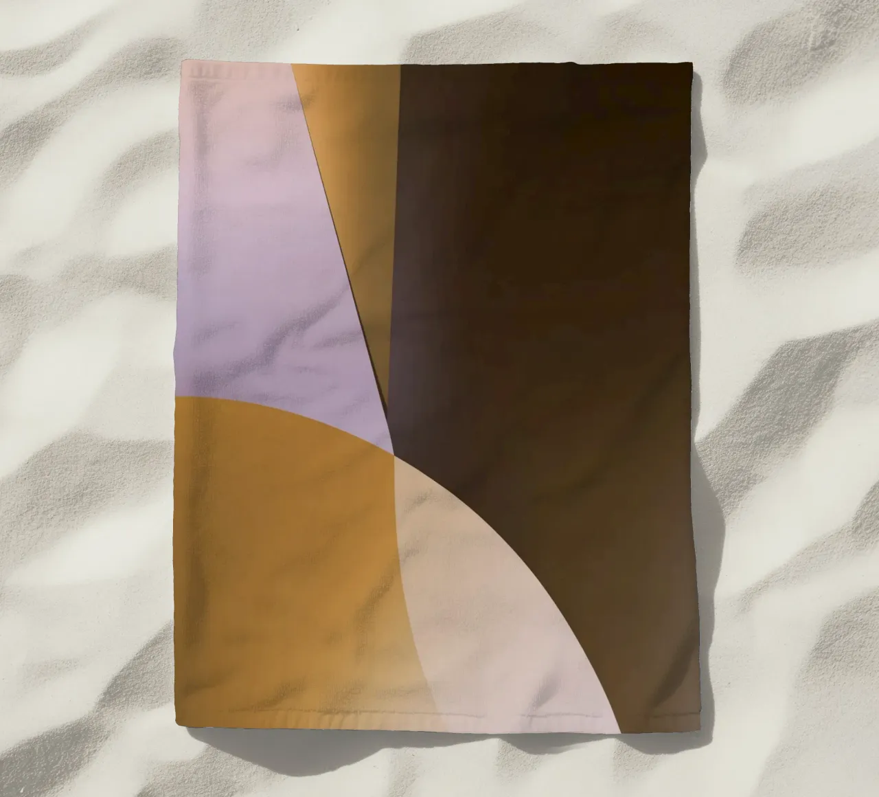 Light Flow Geometry No. 4 beach towel by Mosaic Dialogue