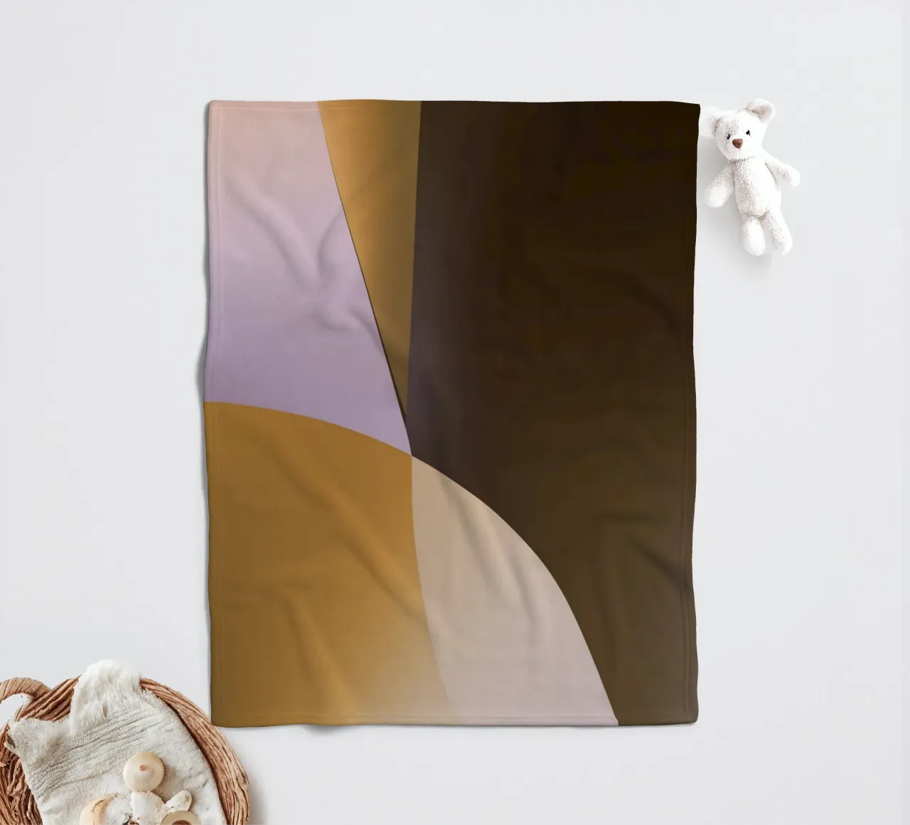 Light Flow Geometry No. 4 coperta in pile da Mosaic Dialogue