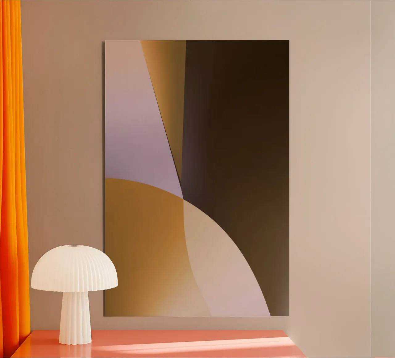 Light Flow Geometry No. 4 alluminio dibond da Mosaic Dialogue