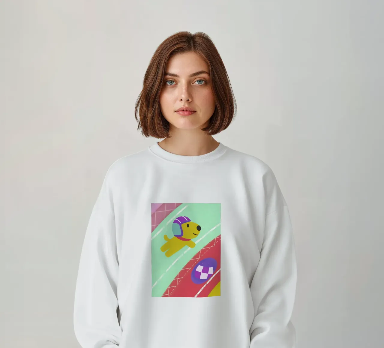 Racing Puppy sweatshirt by LOYAL SHOP