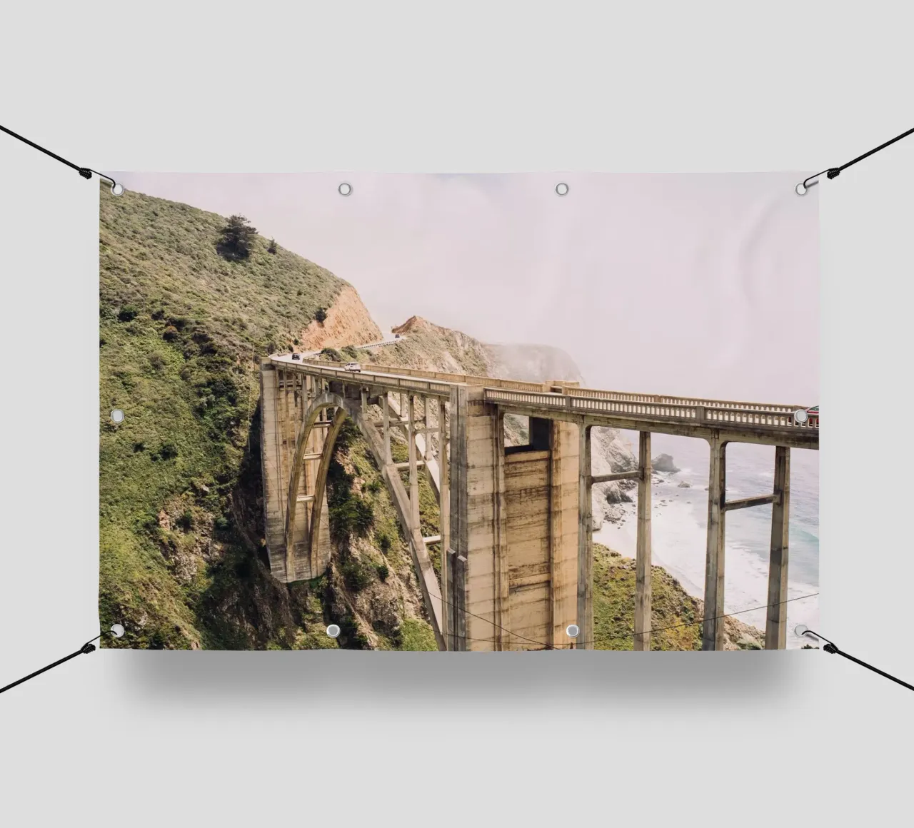 Bixby Creek Bridge telo in pvc da patiphotography