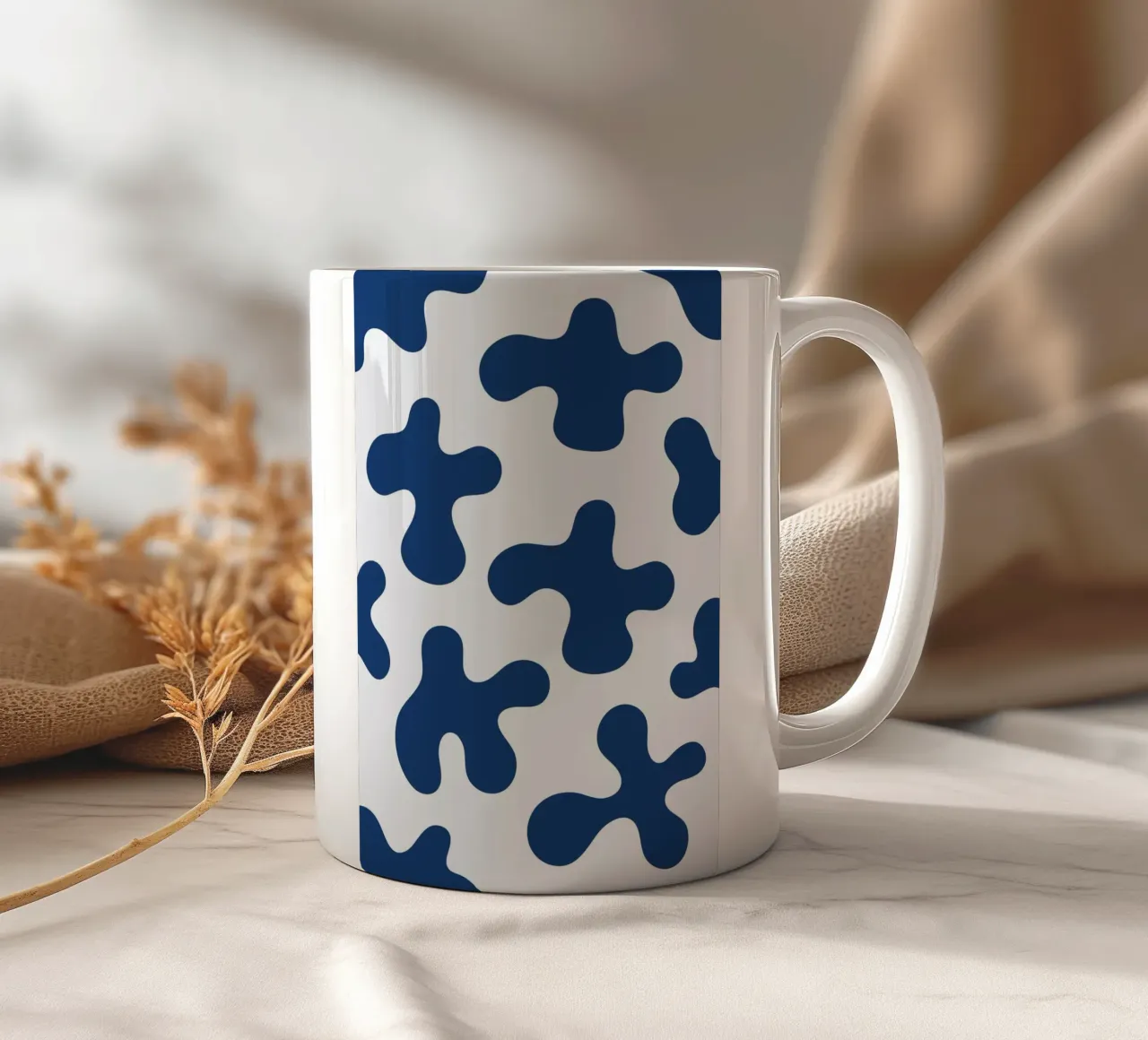 Acqua Blob Blu tazza in ceramica da Studio Fun Boy