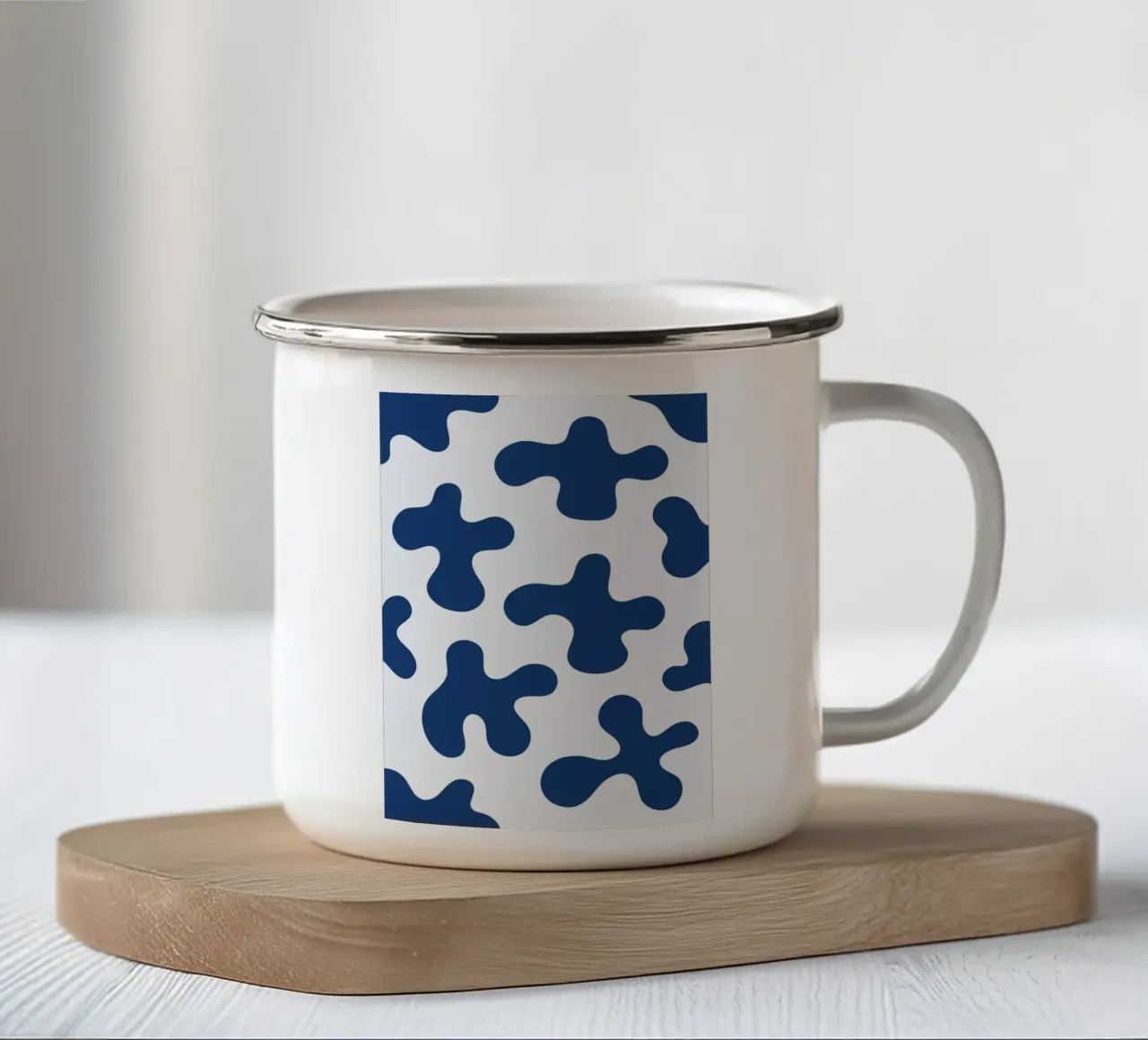 Acqua Blob Blu tazza in smalto da Studio Fun Boy