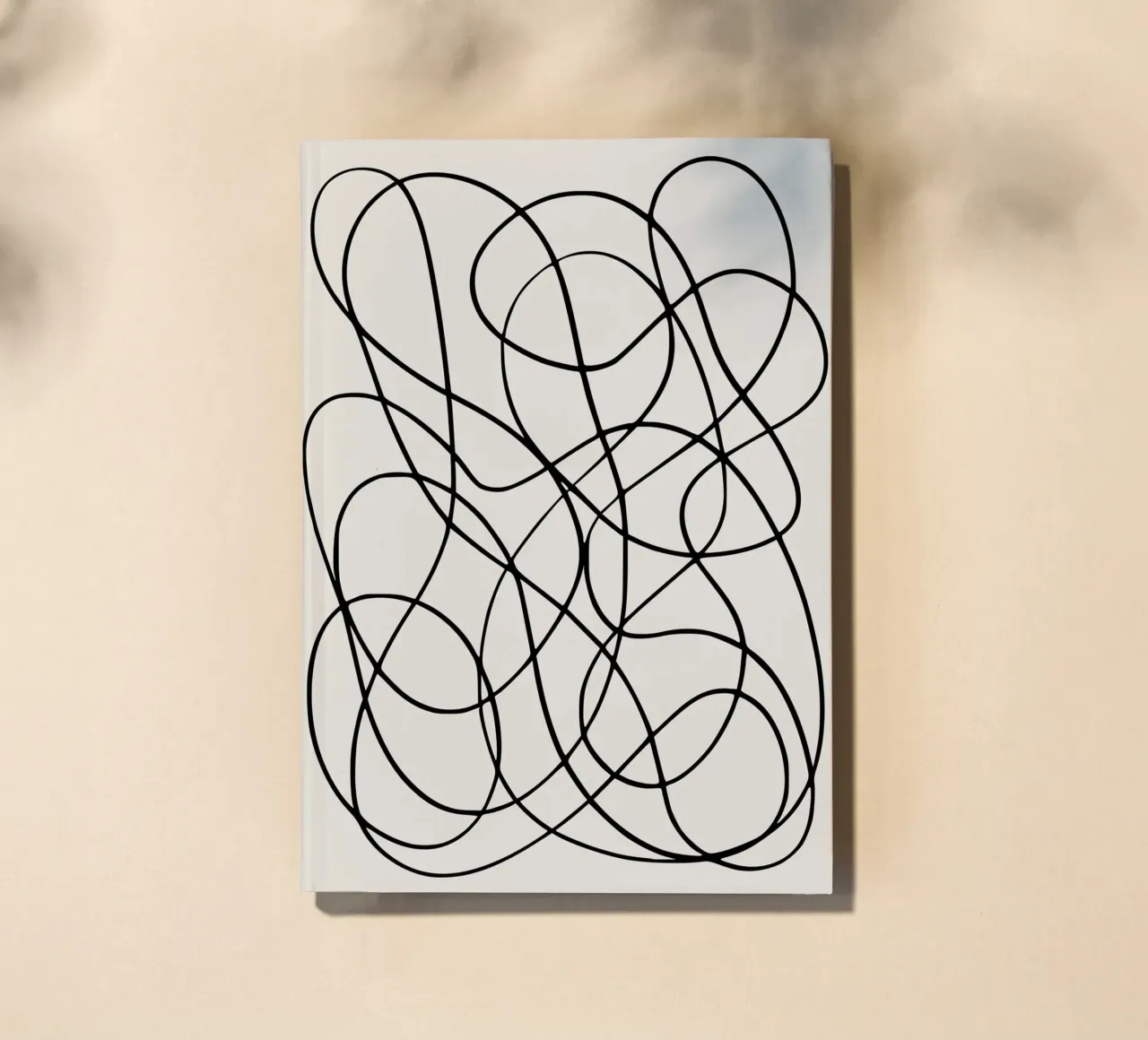 Intricate Black Line Patterns notebook by Life of Pie