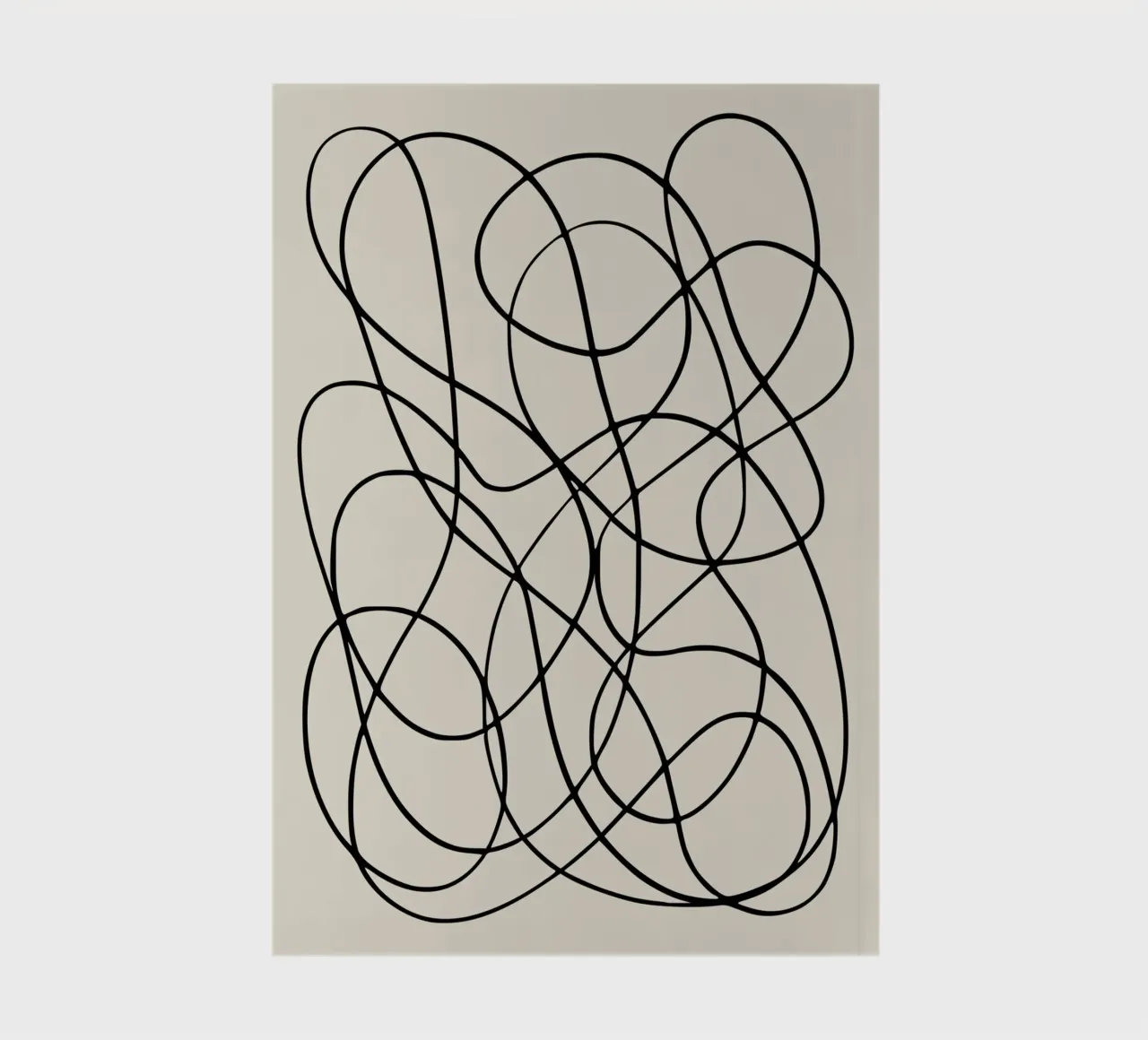 Intricate Black Line Patterns notebook by Life of Pie