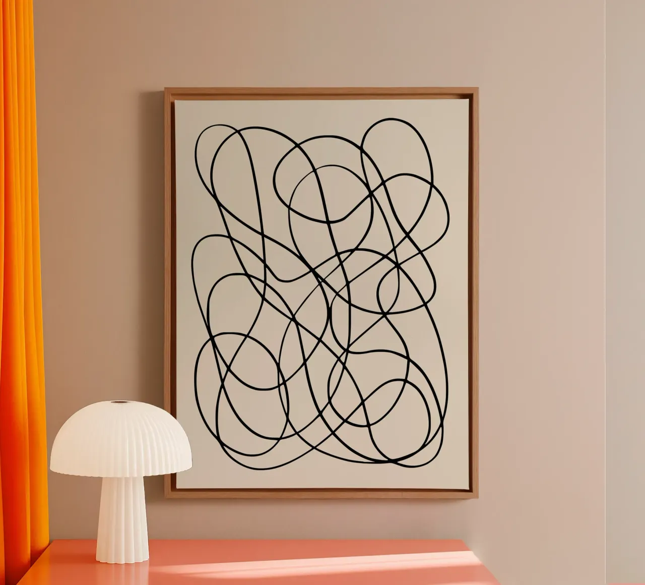Intricate Black Line Patterns canvas by Life of Pie