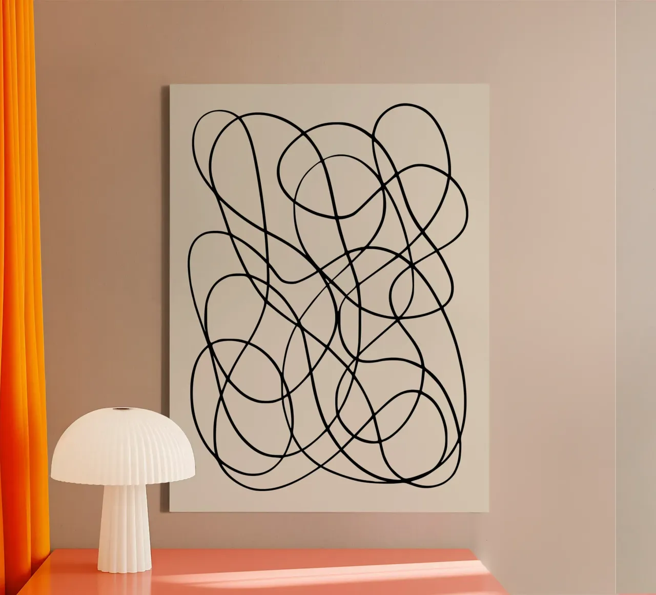Intricate Black Line Patterns canvas by Life of Pie