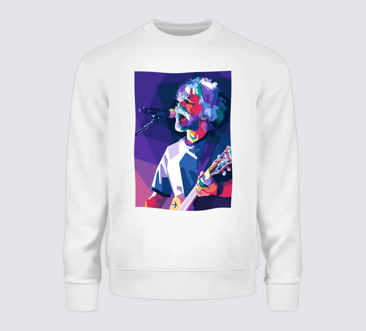 Bob Weir Pop Art Sweatshirt von Alkahfsmart