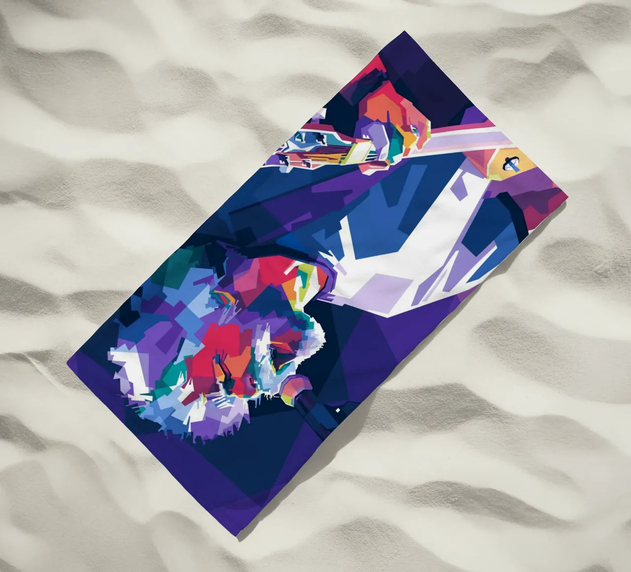 Bob Weir Pop Art telo mare da Alkahfsmart