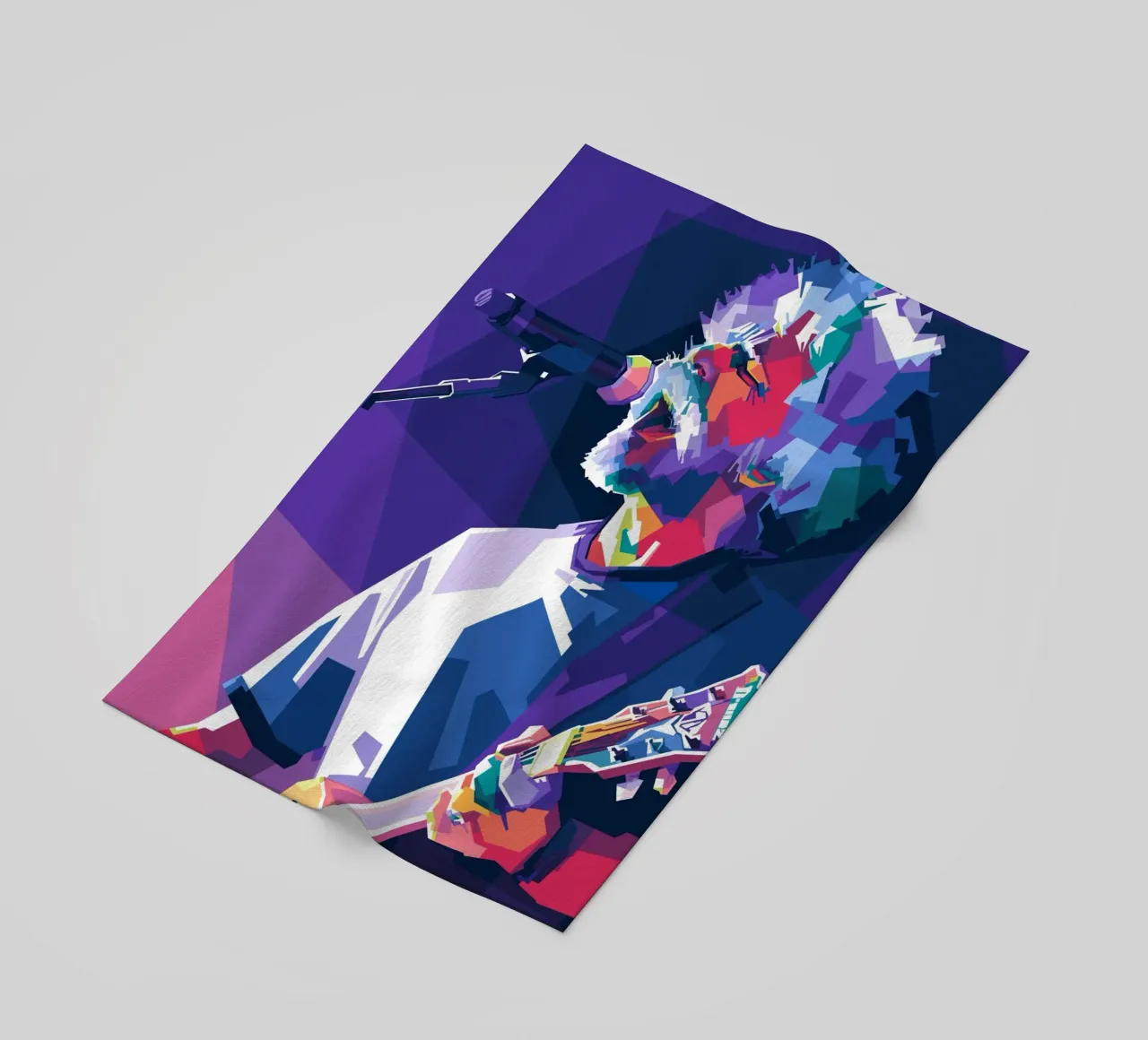 Bob Weir Pop Art telo mare da Alkahfsmart