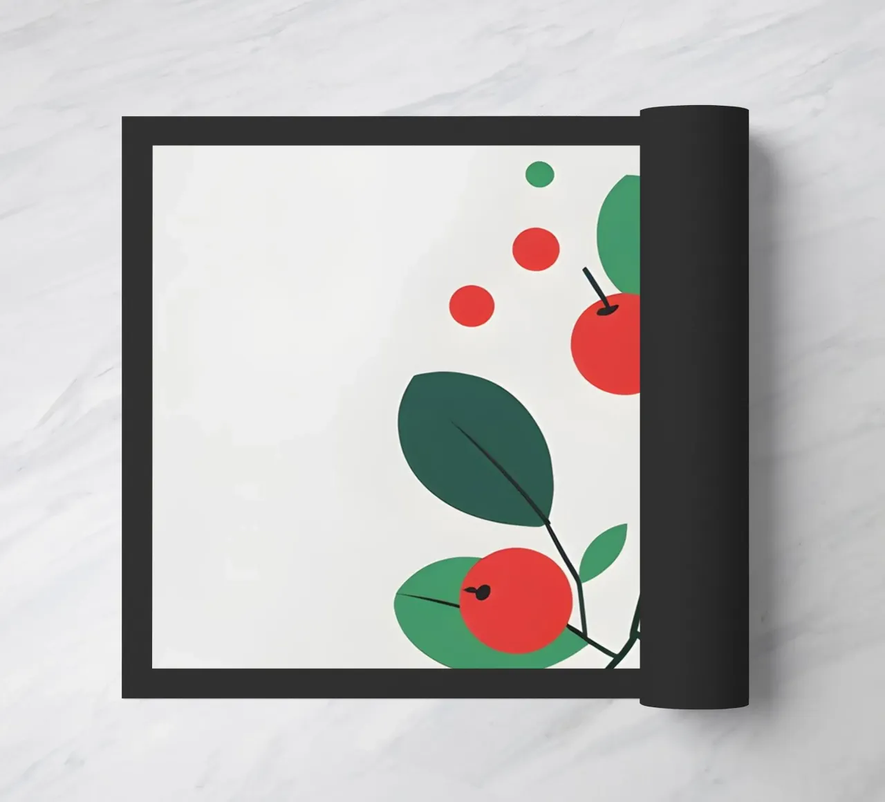 red fruit doormat by botanical shop