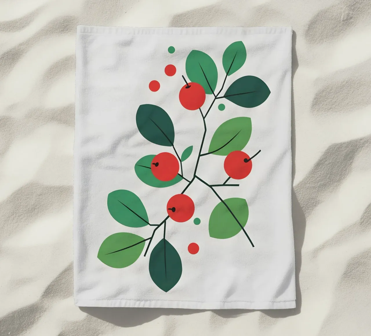 frutti rossi telo mare da botanical shop