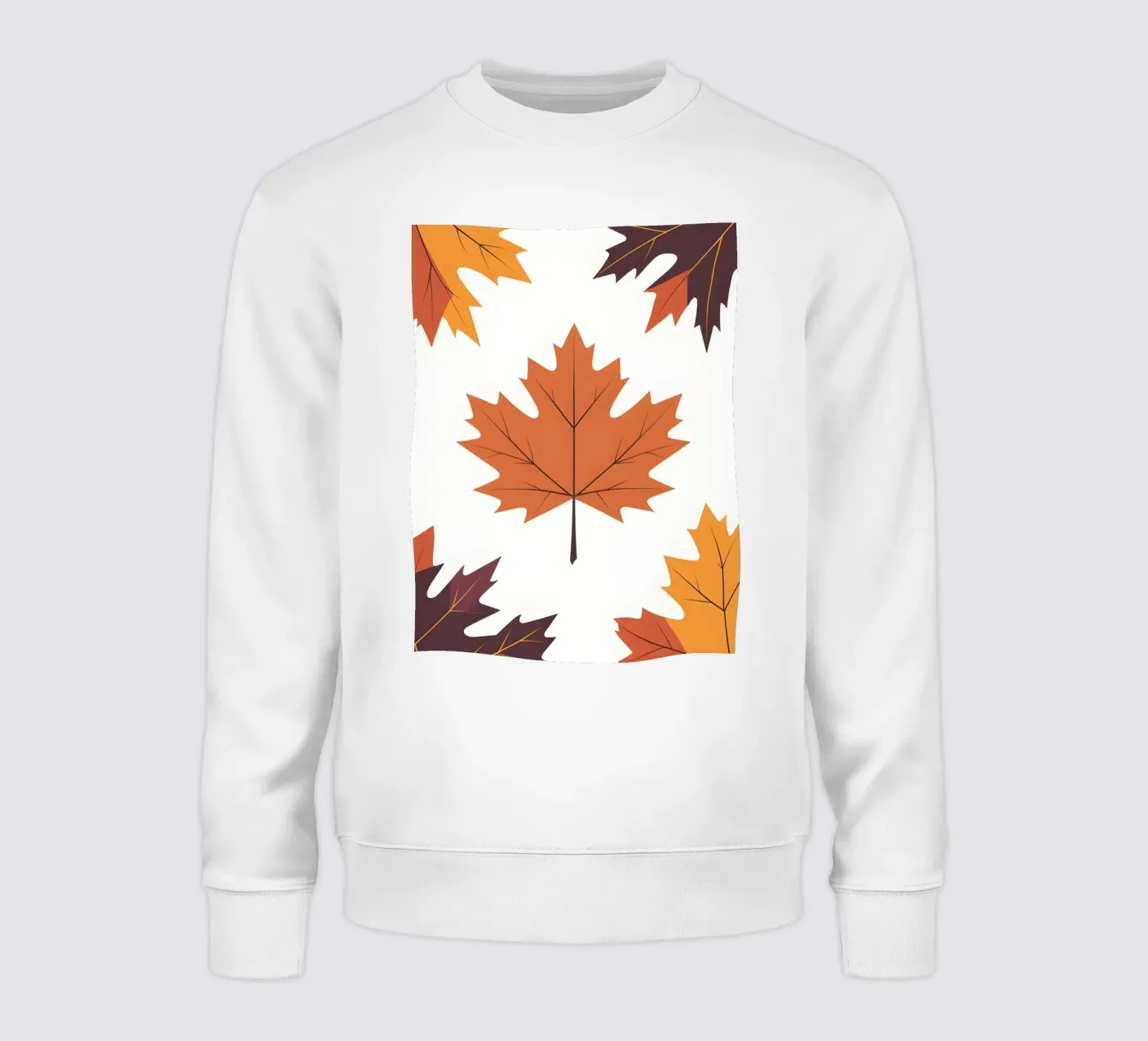 vector maple leaf Sweatshirt von botanical shop