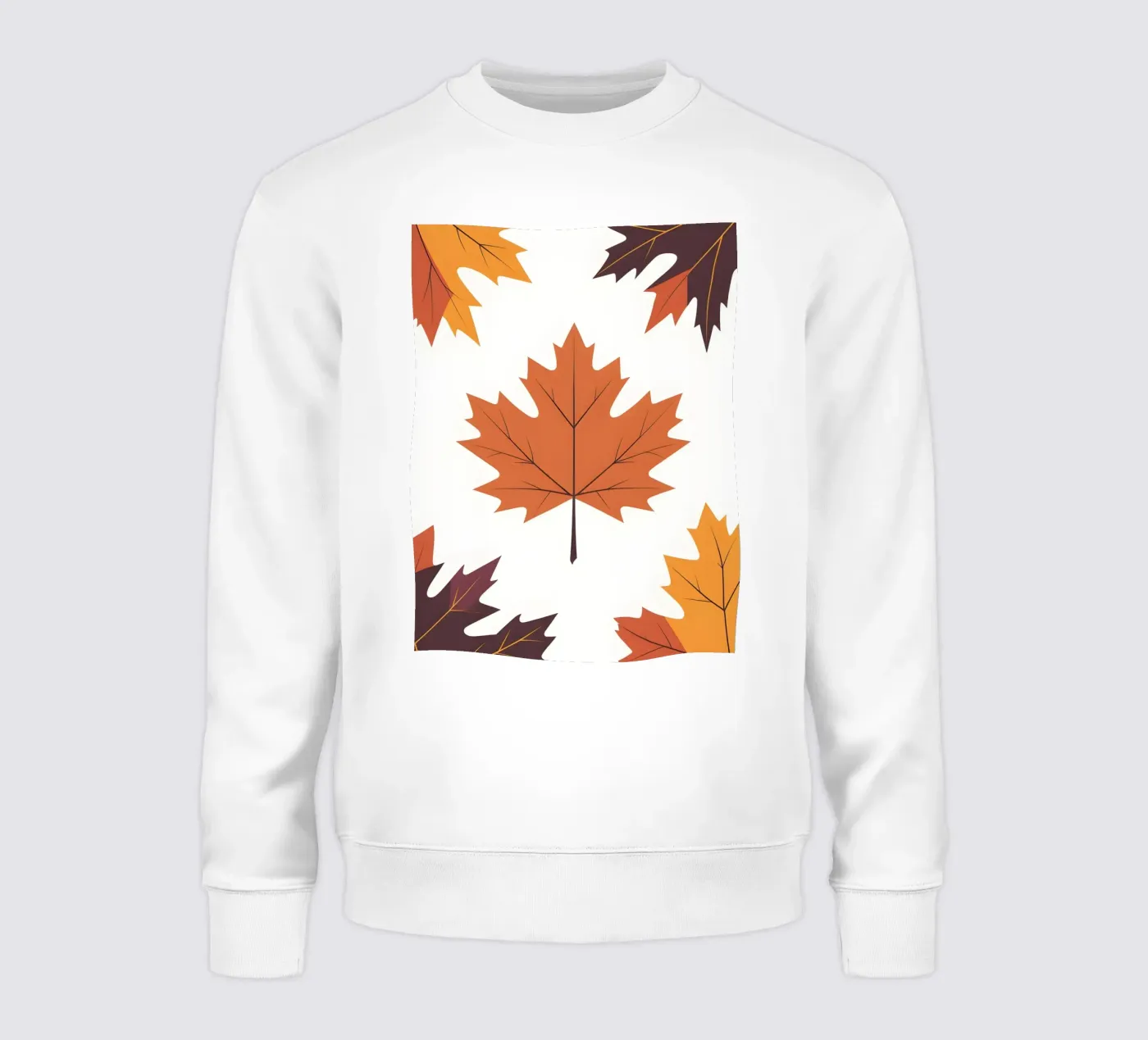 vector maple leaf Sweatshirt von botanical shop