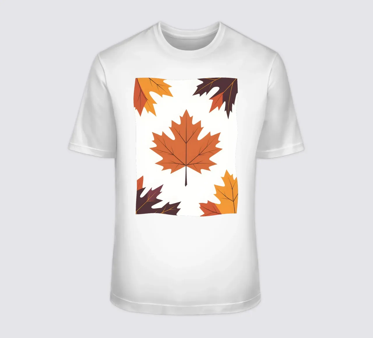 vettore foglia d'acero t-shirt da botanical shop