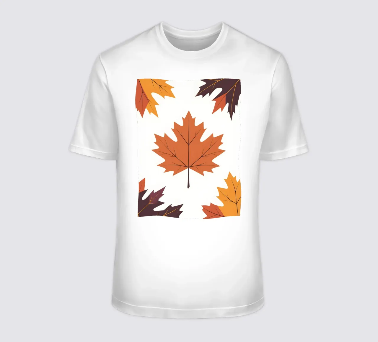 vettore foglia d'acero t-shirt da botanical shop