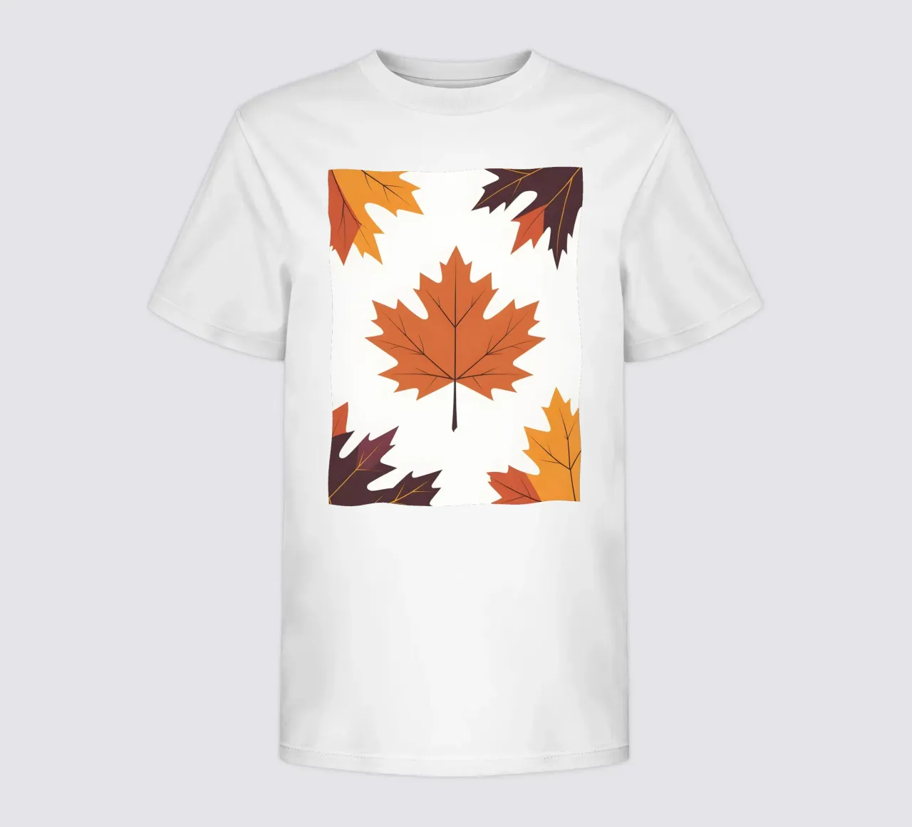 vector esdoornblad kinder t-shirt van botanical shop