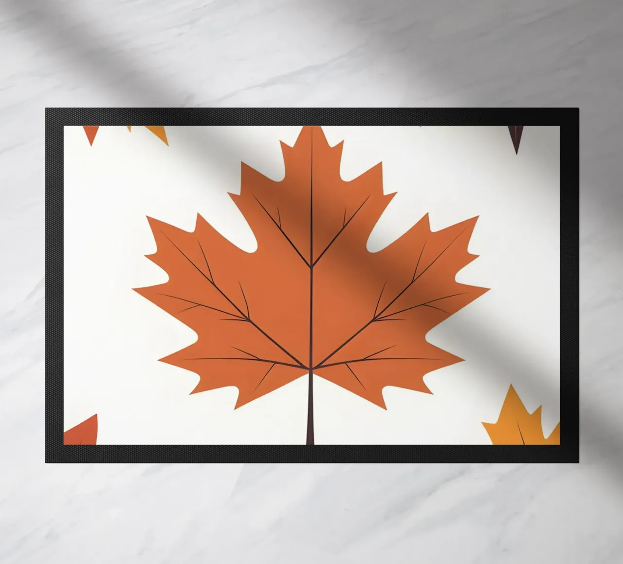 vector maple leaf doormat by botanical shop