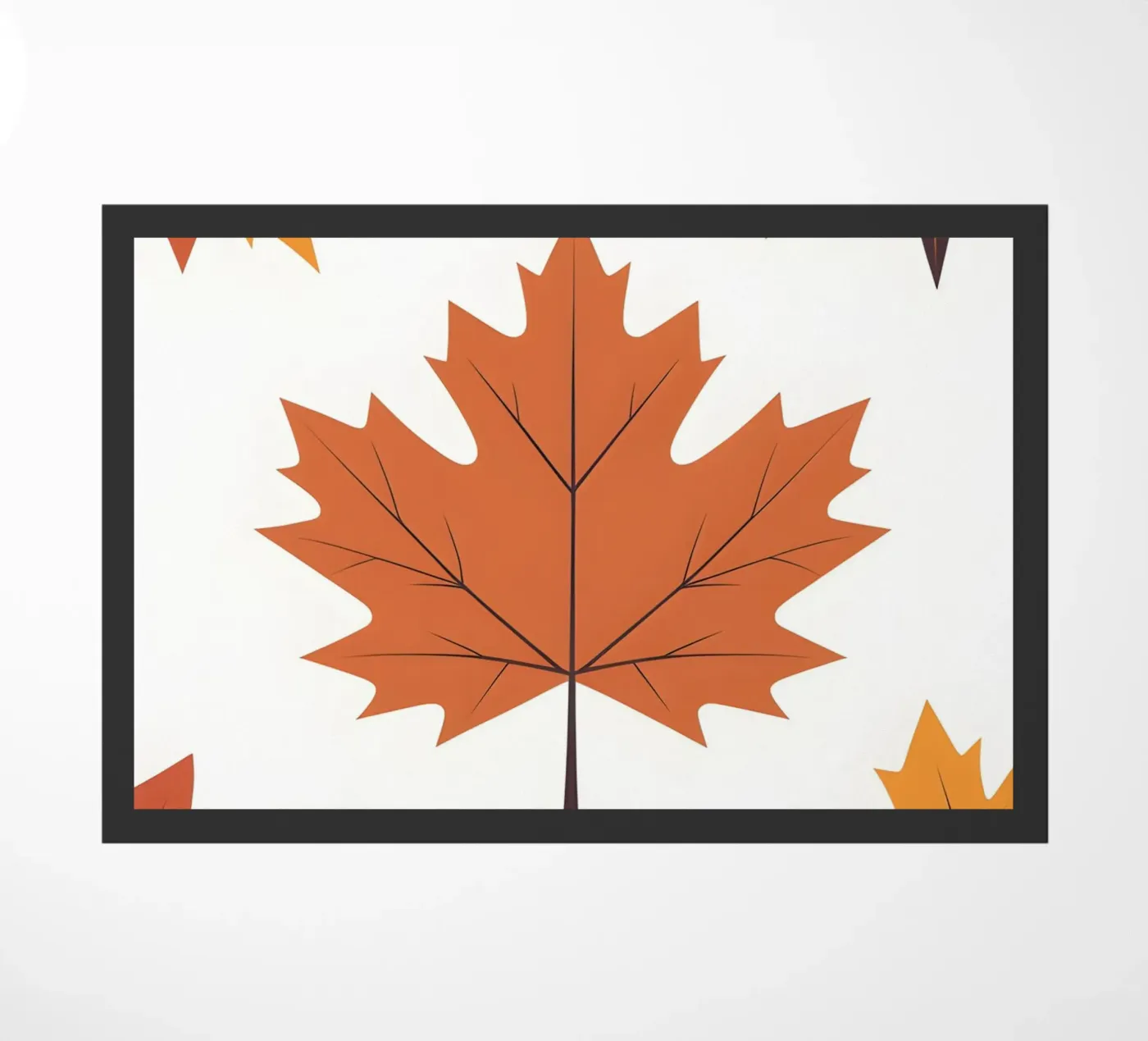 vector maple leaf Fußmatte von botanical shop