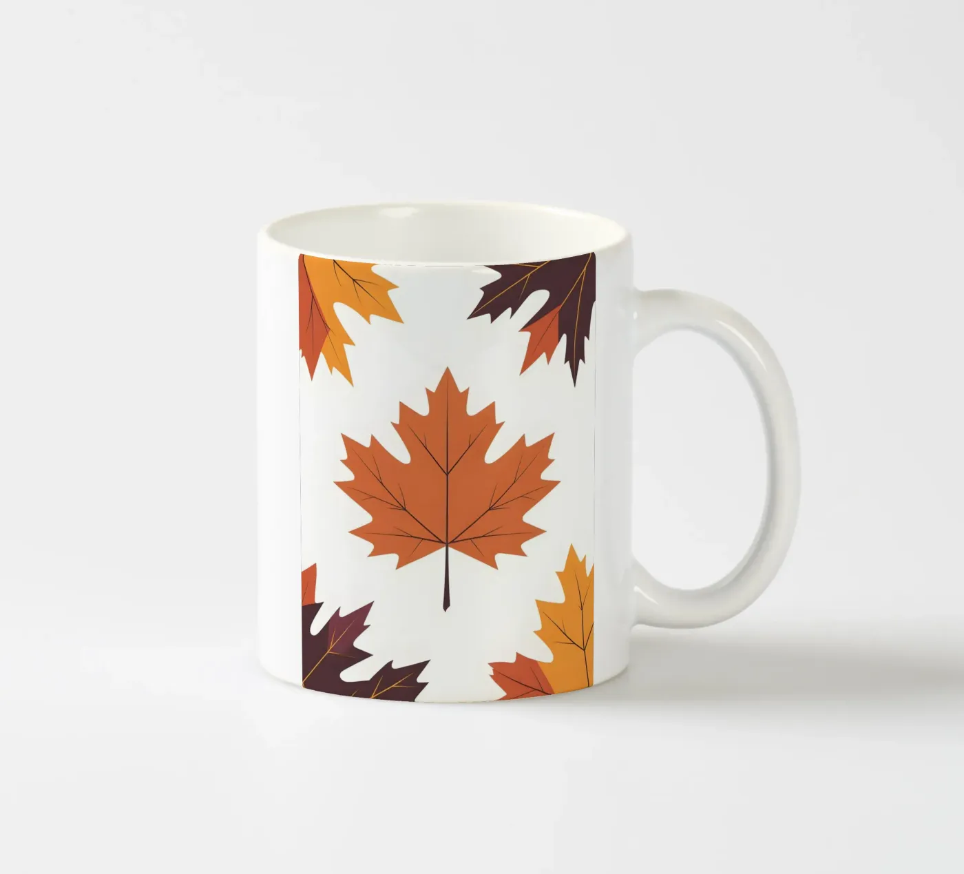 vector maple leaf mug en céramique de botanical shop
